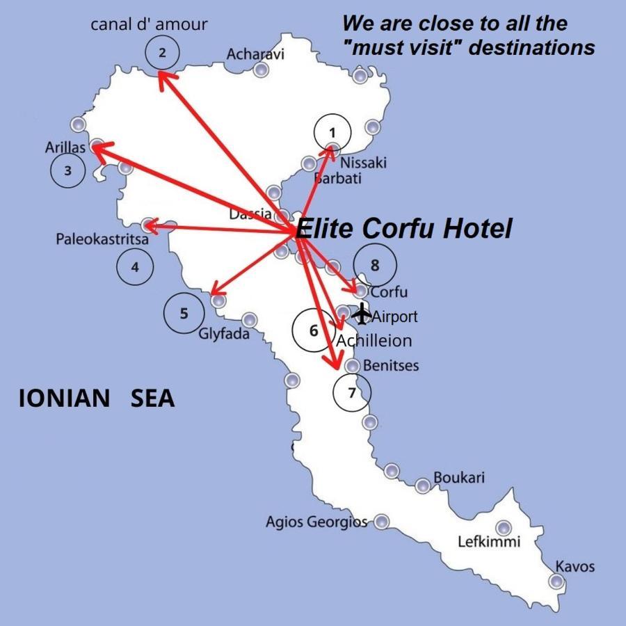 ホテル Elite Corfu - Adults Friendly Limni  エクステリア 写真